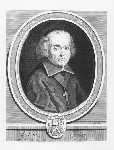 Porträt von Antoine Godeau von Jacques Lubin